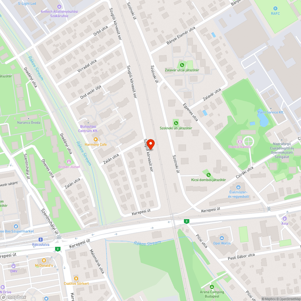 Útra nőtt bokor bejelentés helye