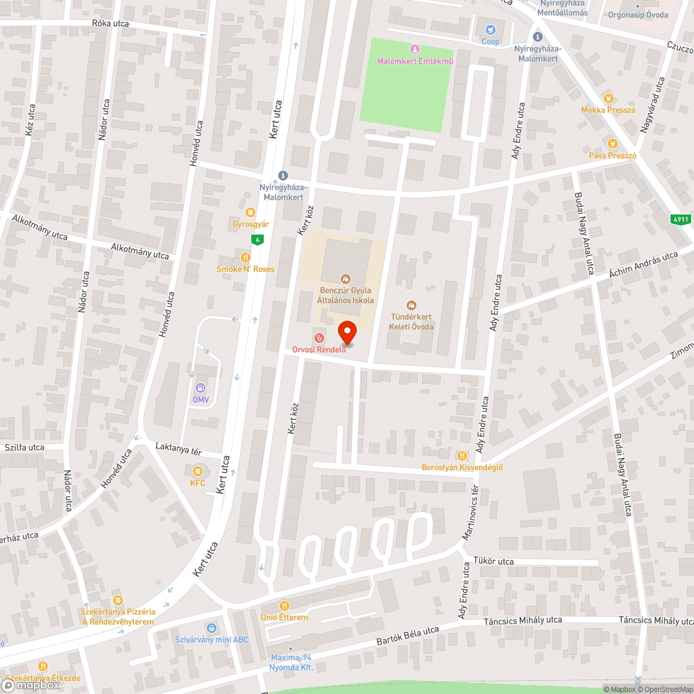 Elszállításra váró zsákok bejelentés helye