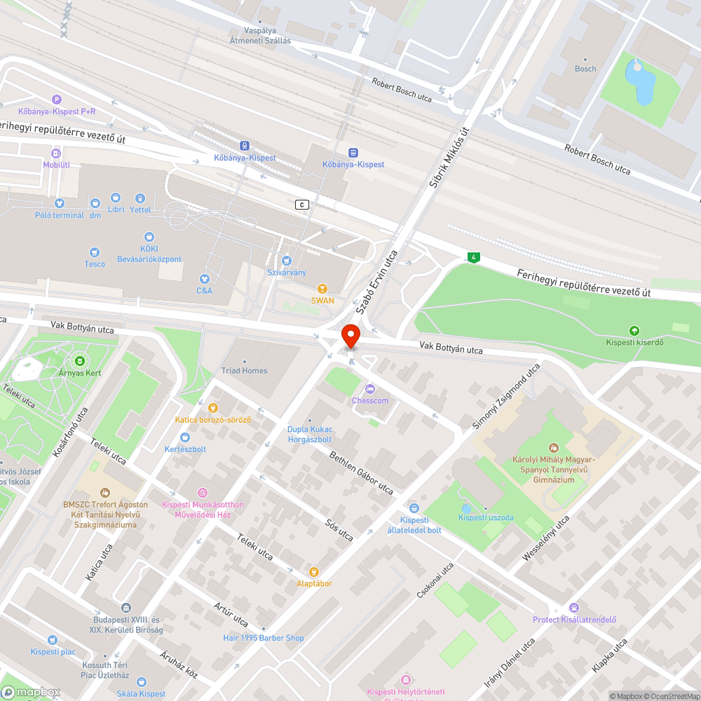 Hiányzó gyalogos fényterelő bejelentés helye