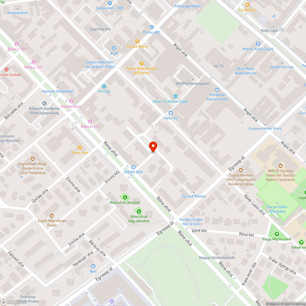 Nagy a fű a Kövér Lajos téren bejelentés helye