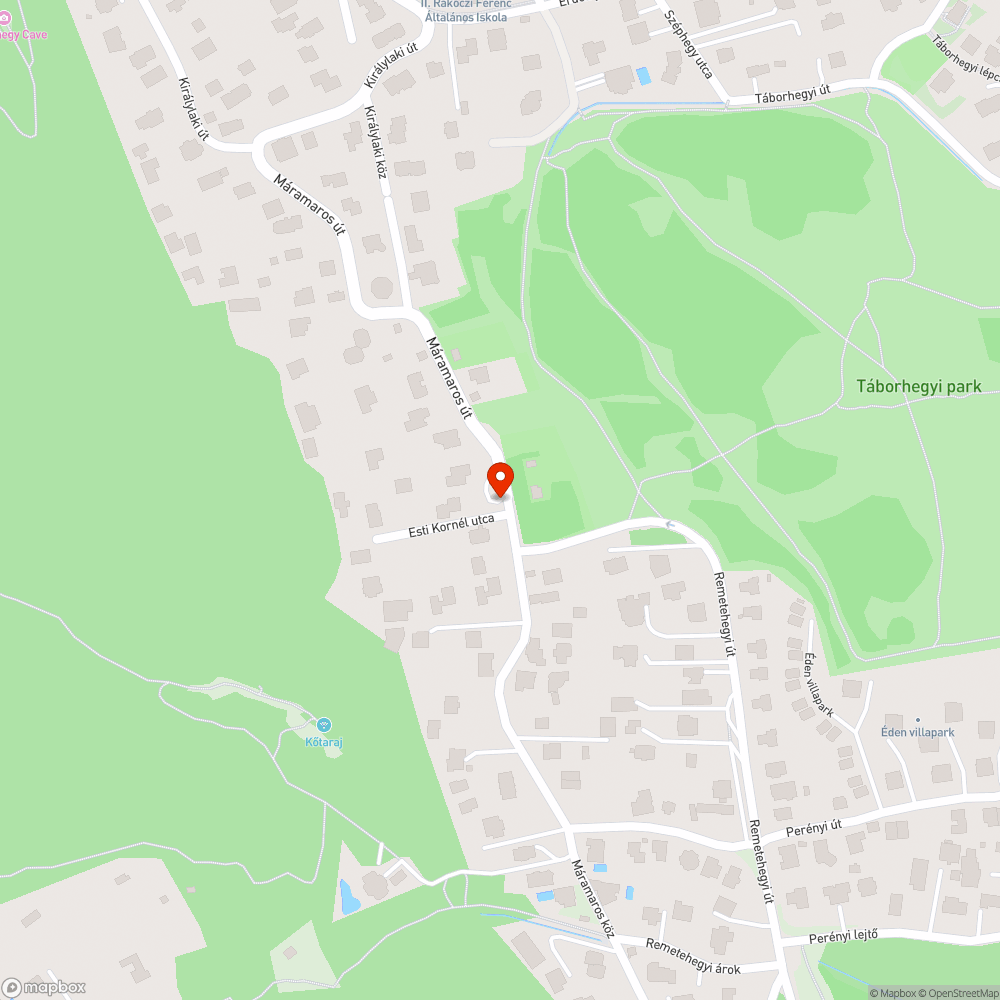 Szemetes buszmegálló bejelentés helye