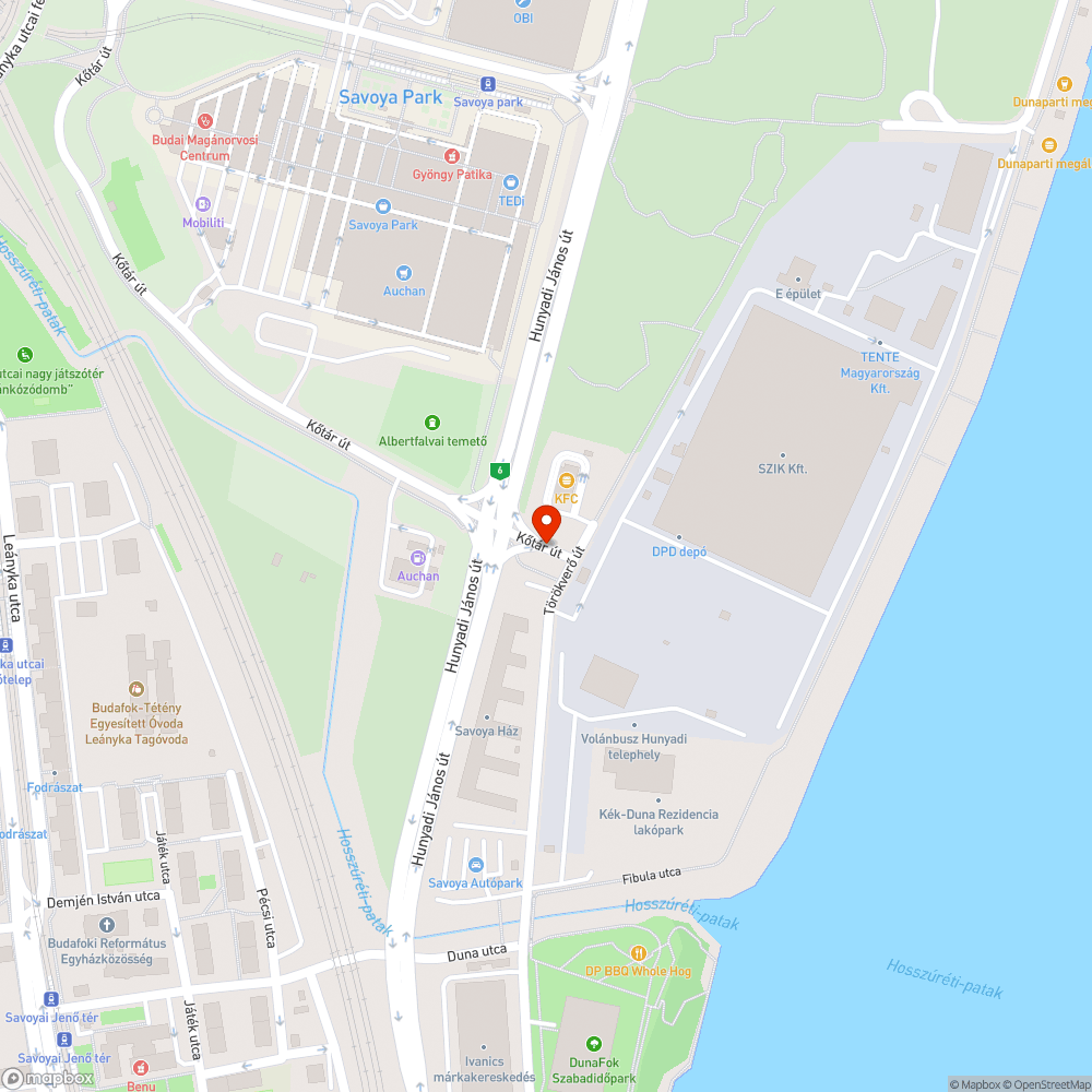 Úhibák bejelentés helye