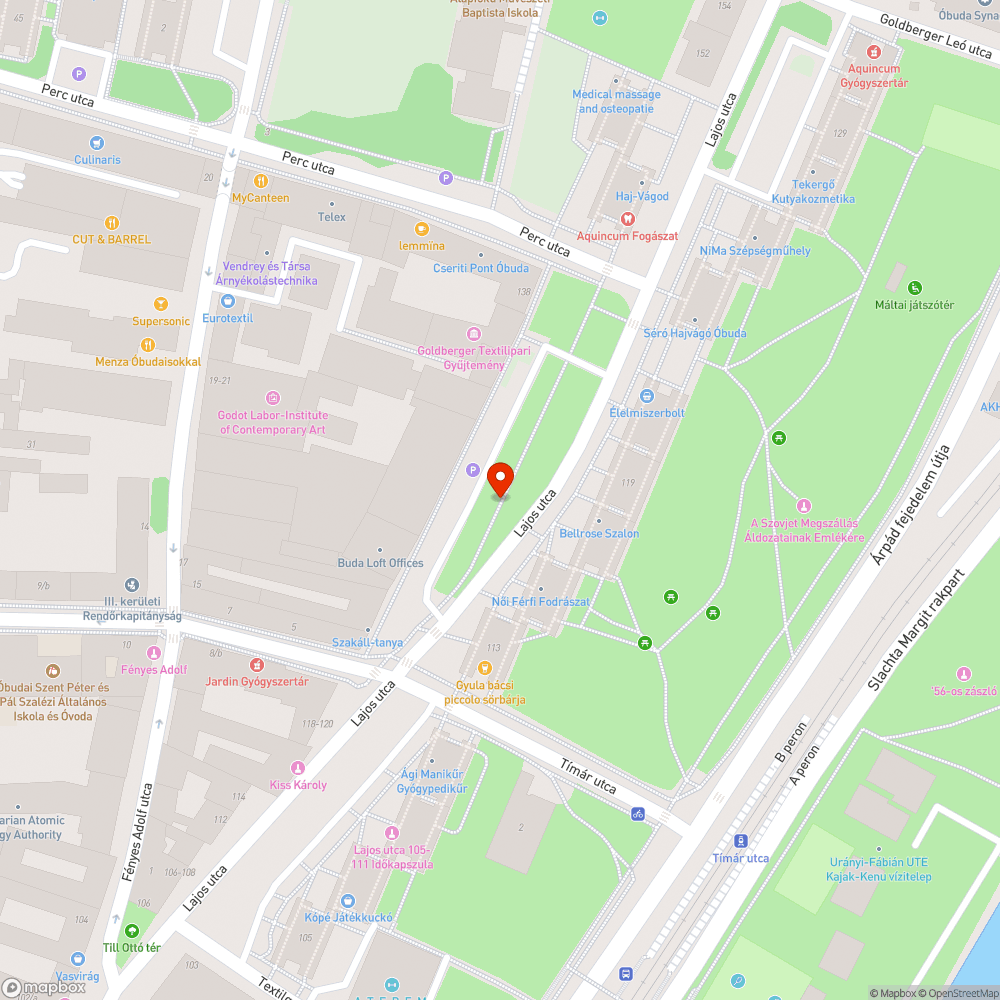 Sérült pad bejelentés helye