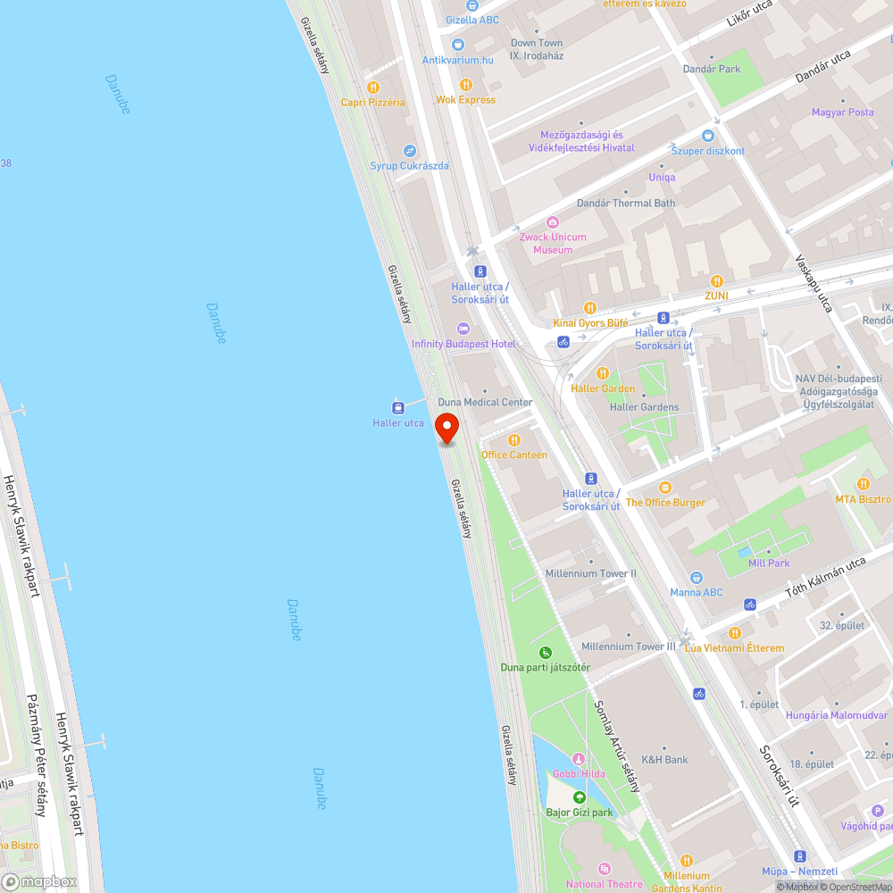 Rossz minőségű, rázós kerékpárút bejelentés helye