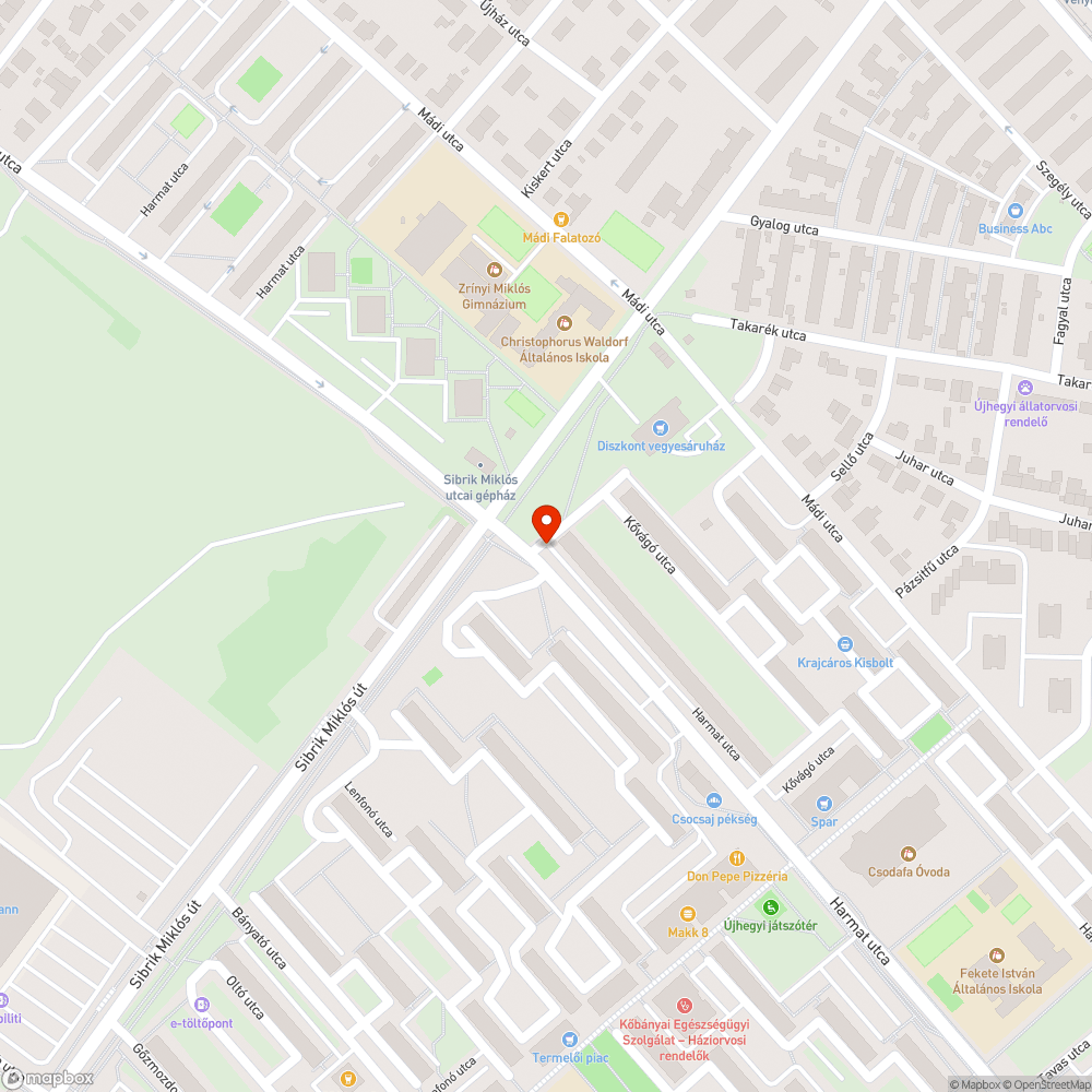 Elfordult tábla bejelentés helye