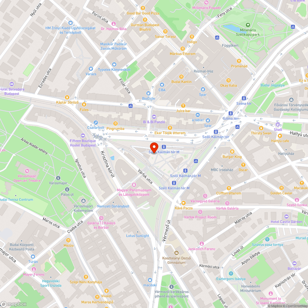 A Széll Kálmán tér firkái bejelentés helye