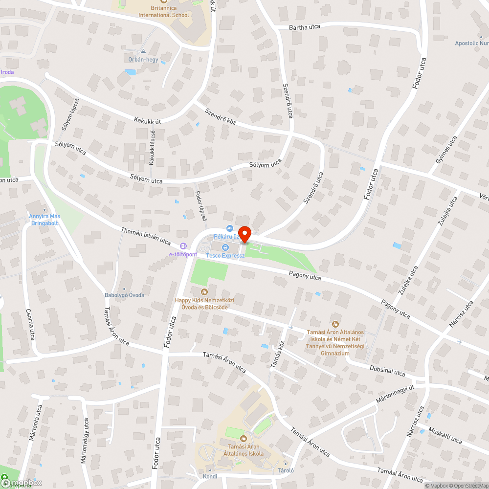 Pagony játszótér állagmegóvás bejelentés helye