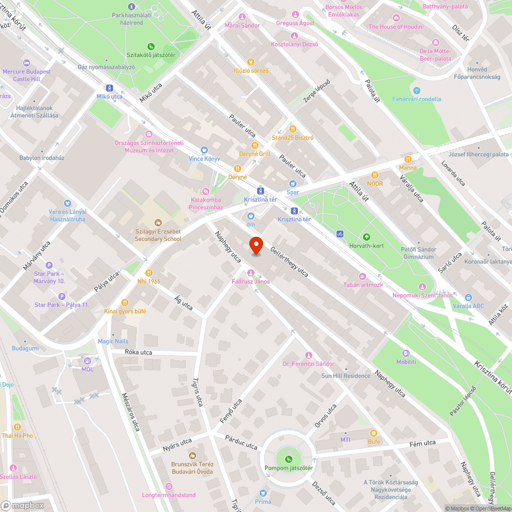 Hiányzó gyalogos zebra bejelentés helye