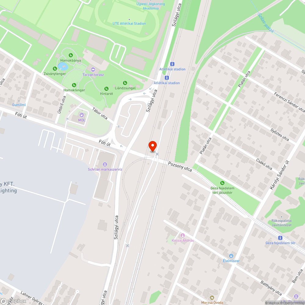 XV. kerületből a IV. kerületbe átvezető alagút bejelentés helye