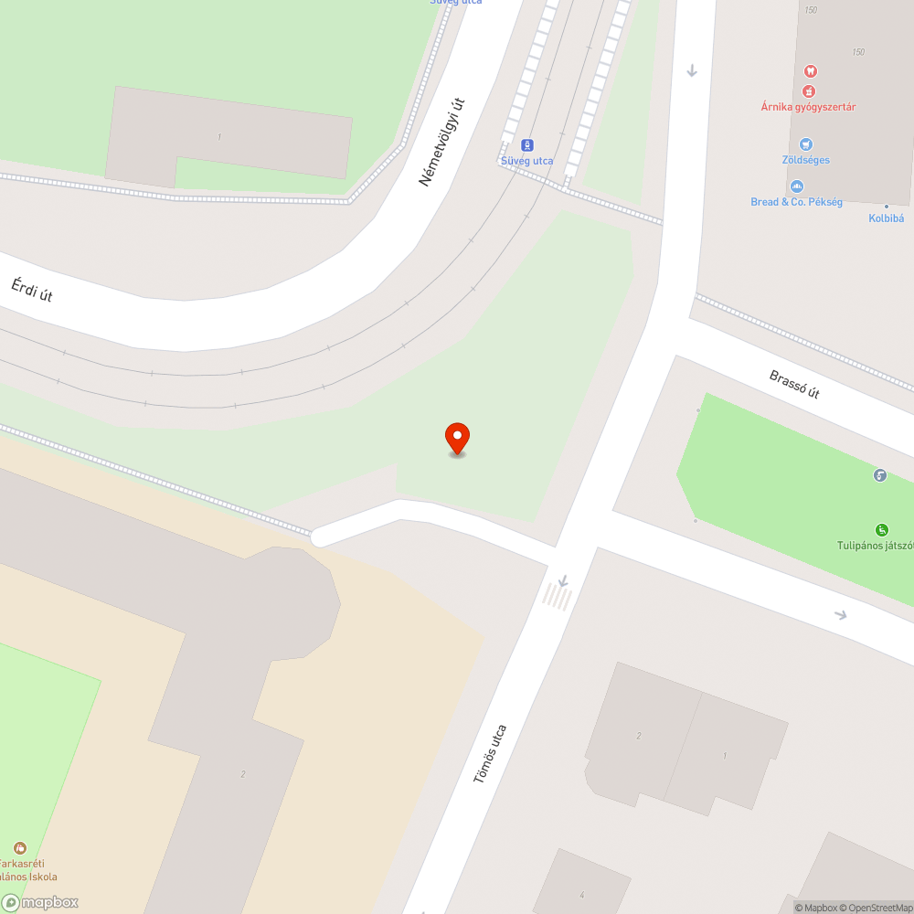 Tulipános játszótér északnyugati kapu bejelentés helye