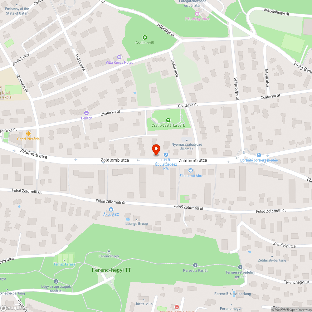 Lekopott burkolati jel – kerékpársáv bejelentés helye