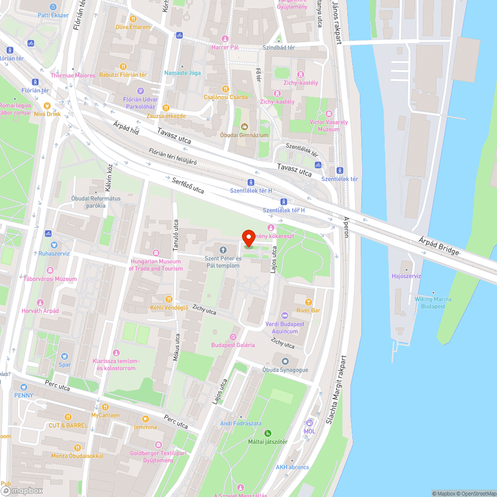 Padok visszatelepítése a templom előtti térre bejelentés helye