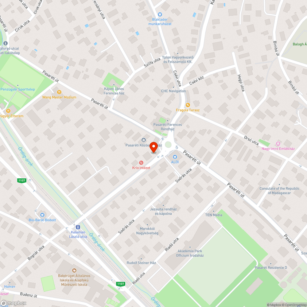 Elhanyagolt zöldterület bejelentés helye