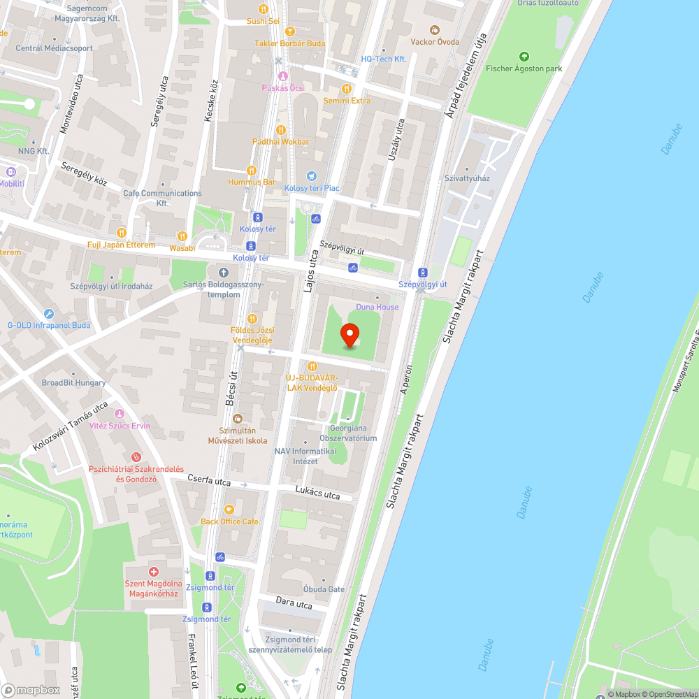 Kiszáradt fa bejelentés helye