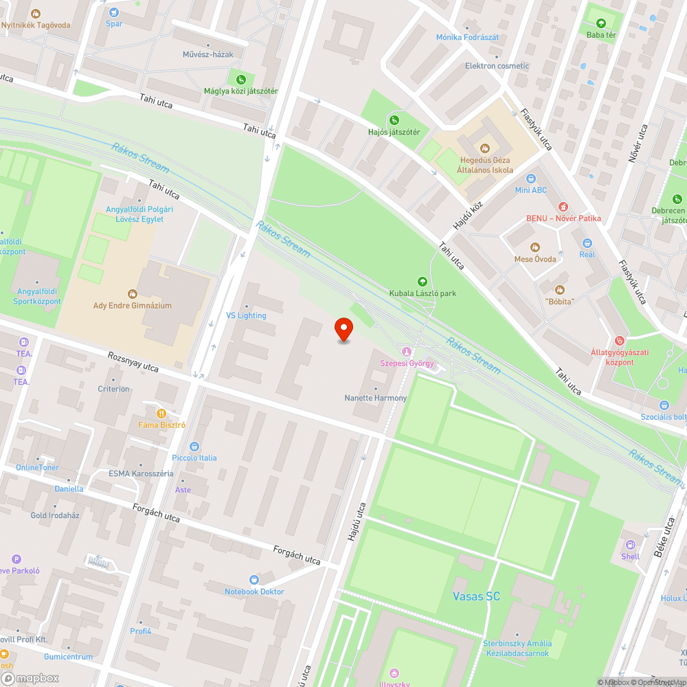 Kiszáradt facsemeték, 10 db bejelentés helye