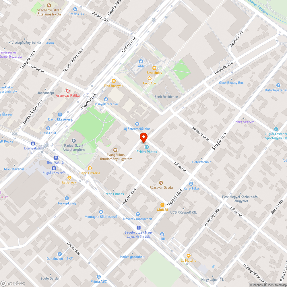 Használhatatlanul keskeny járda Bosnyák piacnál bejelentés helye