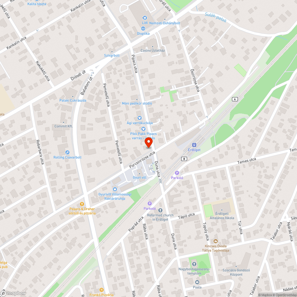 Elhagyott rendszám néküli autó bejelentés helye