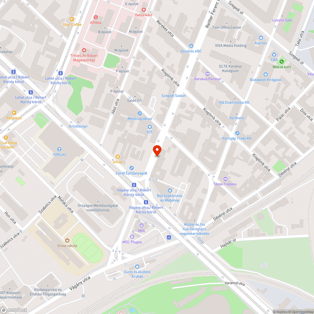 Összetört telefonfülke bejelentés helye