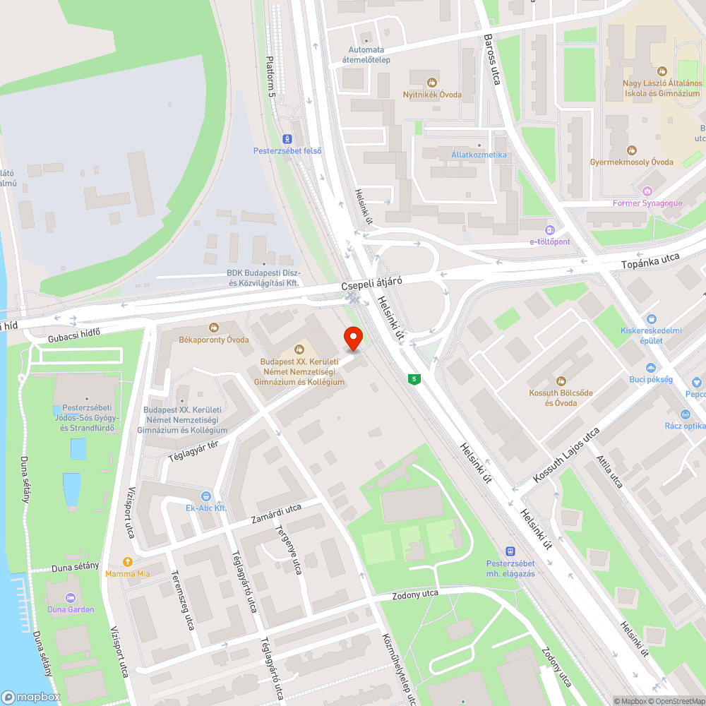 Szemétkupac bejelentés helye