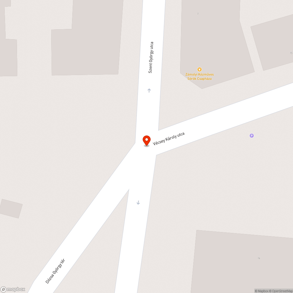 Kátyú bejelentés helye