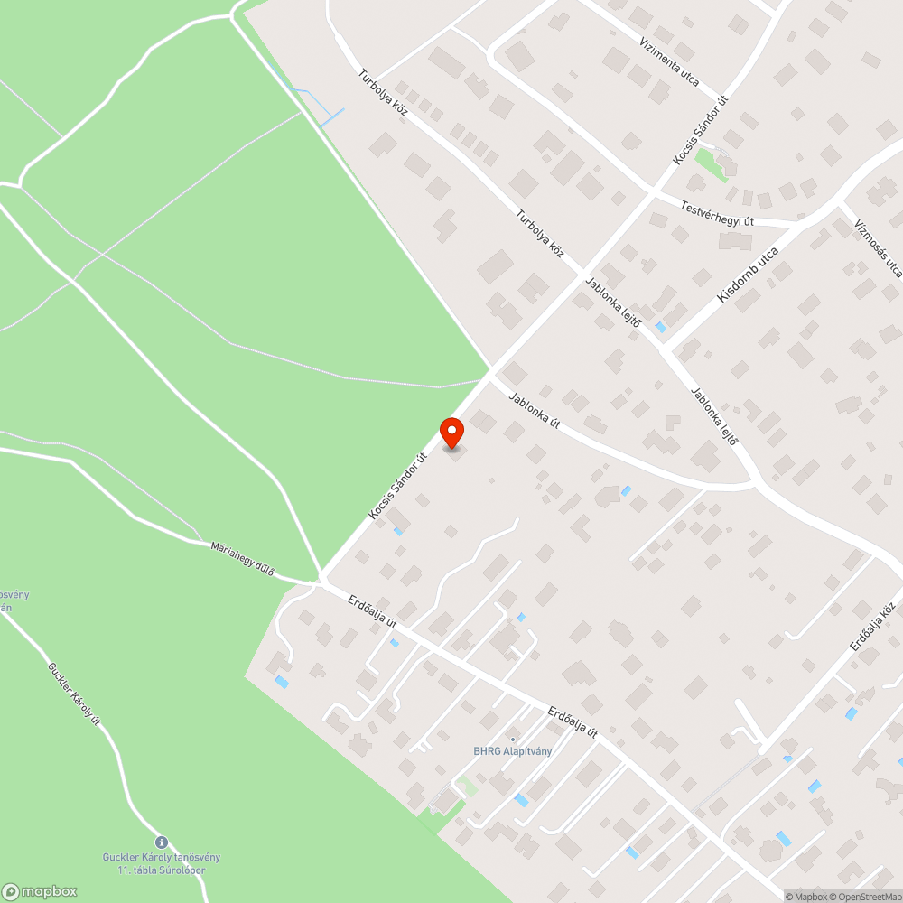 Egyre nagyobb kátyú bejelentés helye