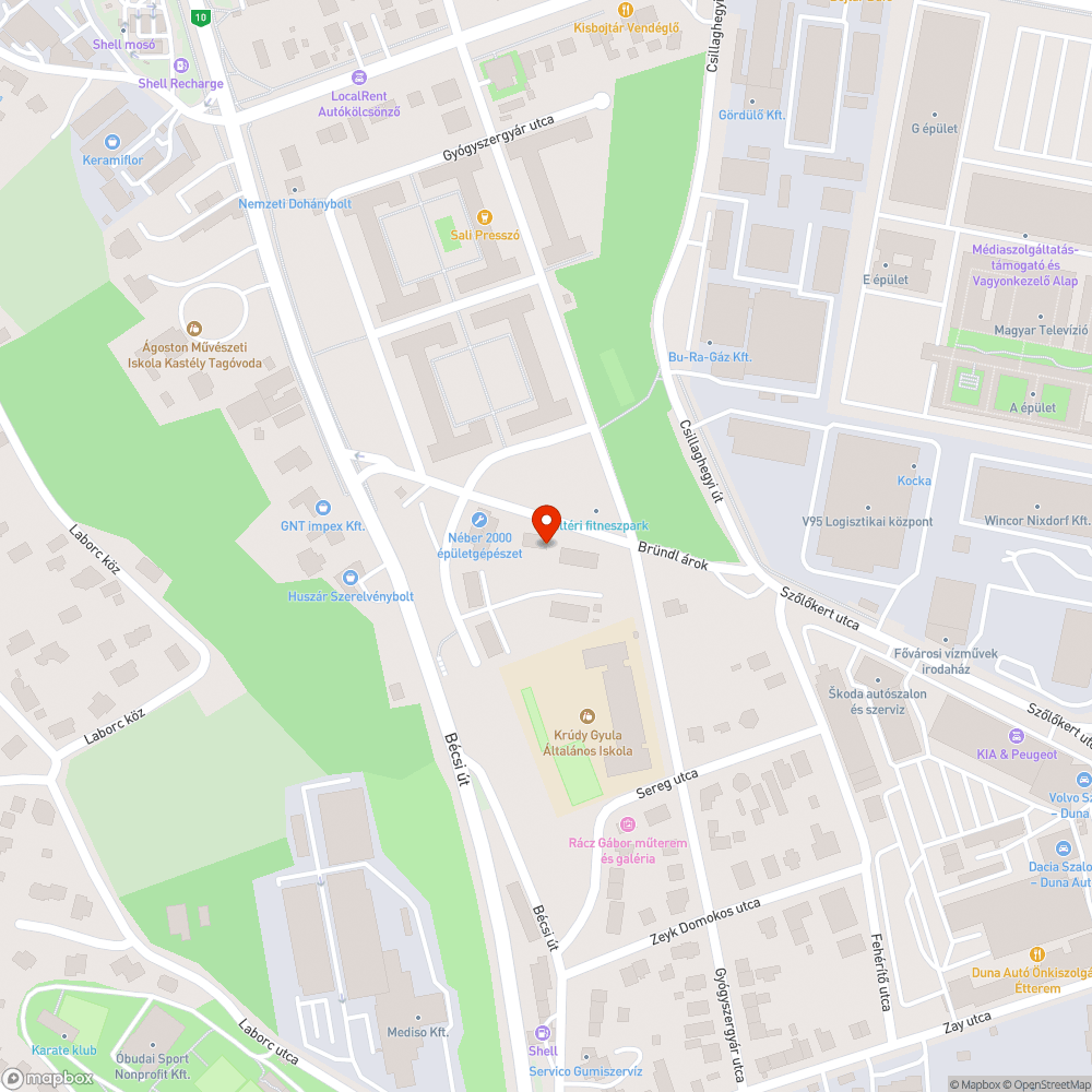 Beszakadt járda bejelentés helye