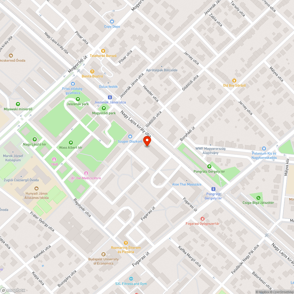 Száraz, elhalt ágak a lombkoronában bejelentés helye