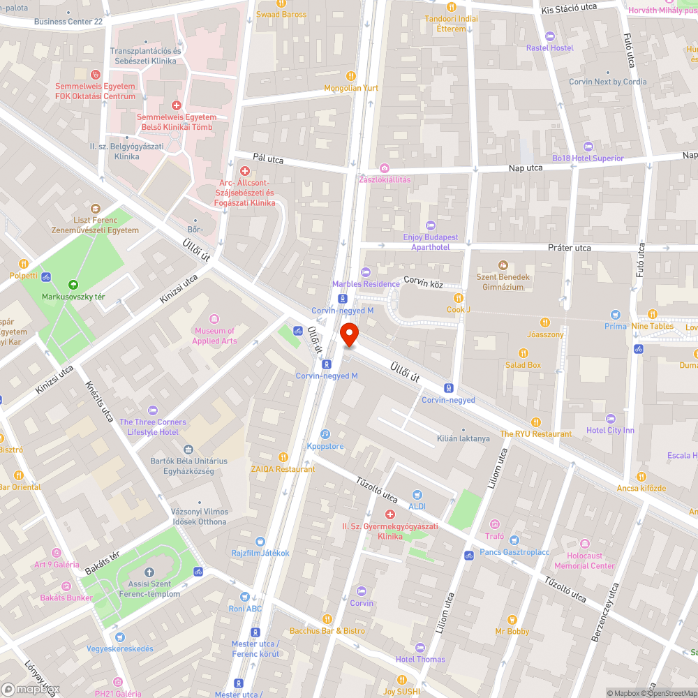 Vizelet bejelentés helye