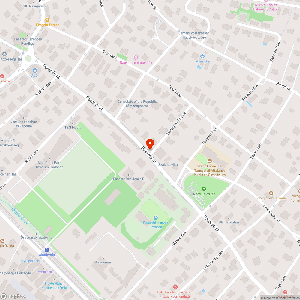 Koszos tábla bejelentés helye