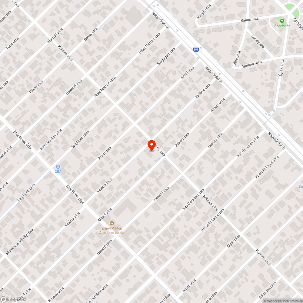 Beszakadt csatornafedél bejelentés helye