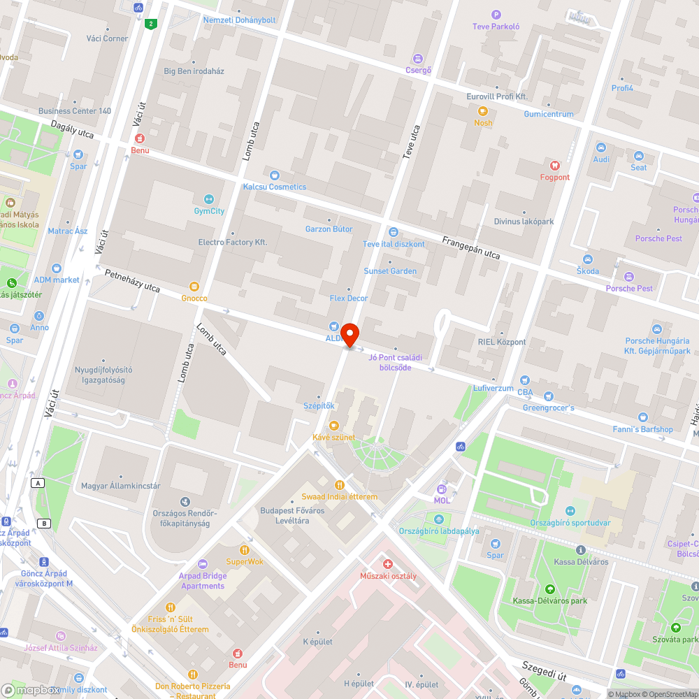 Stoptábla lekonyítva bejelentés helye