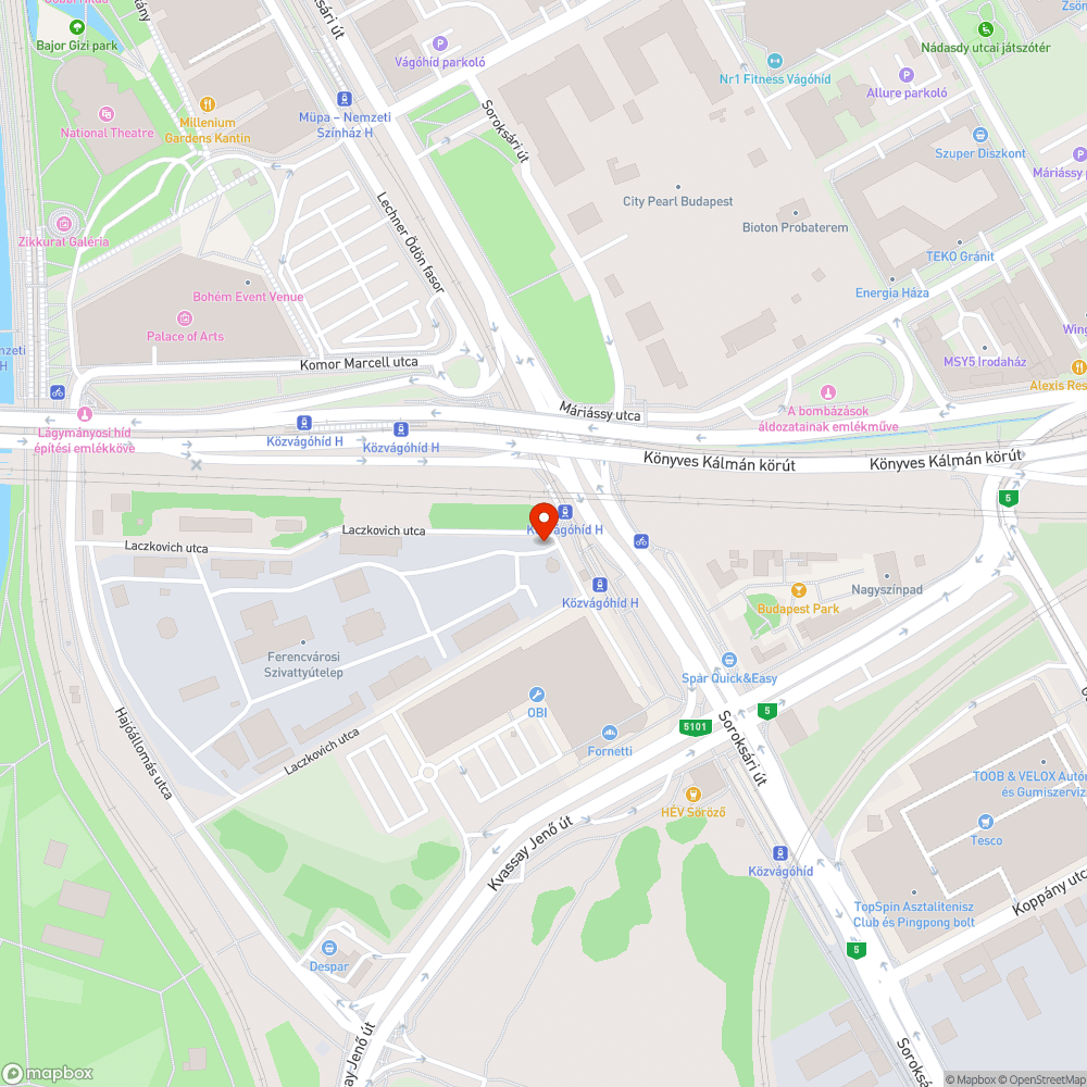 Hiányzó aszfaltozás bejelentés helye