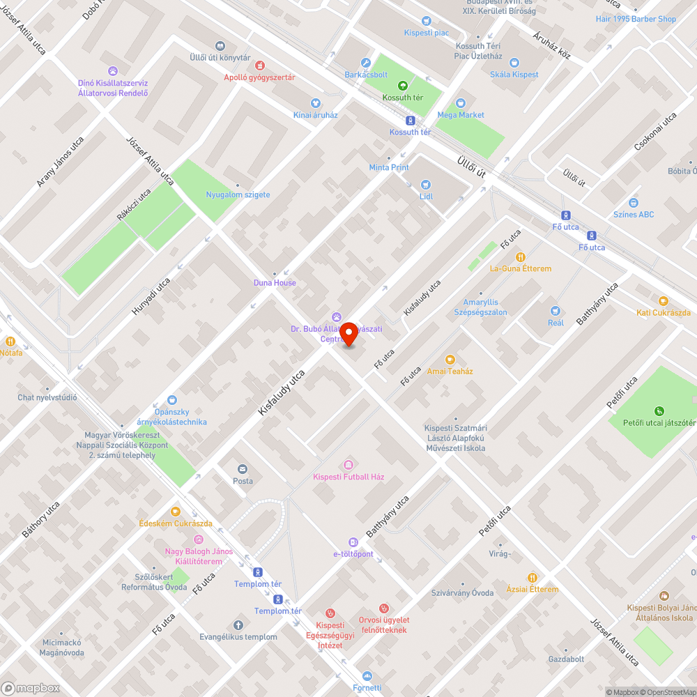 Kidőlt tükrös oszlop bejelentés helye