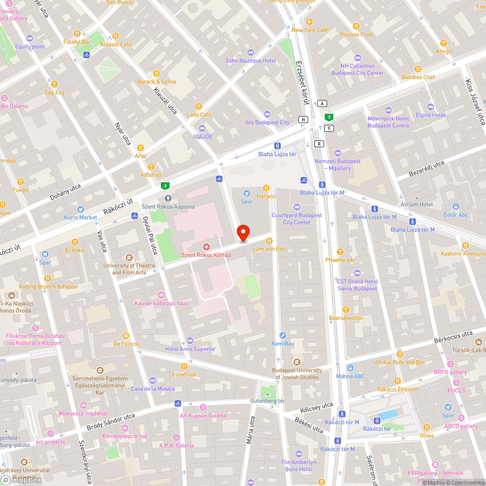 Zsákutca bejelentés helye