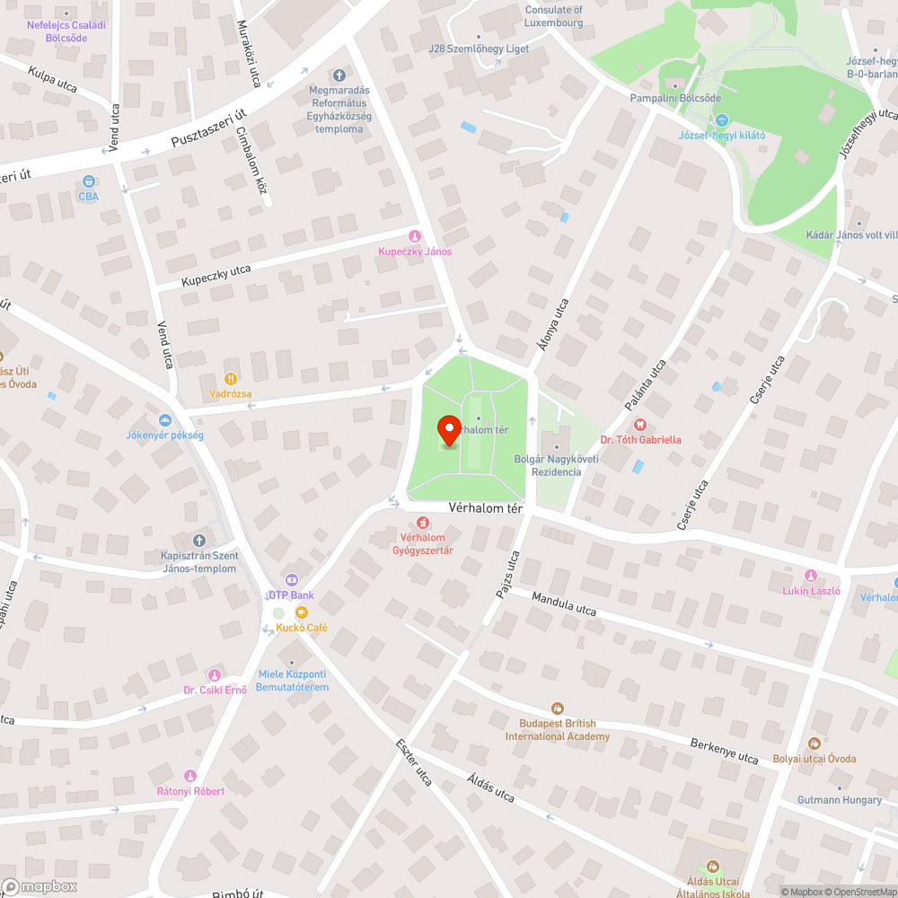 Közlekedési tábla bejelentés helye