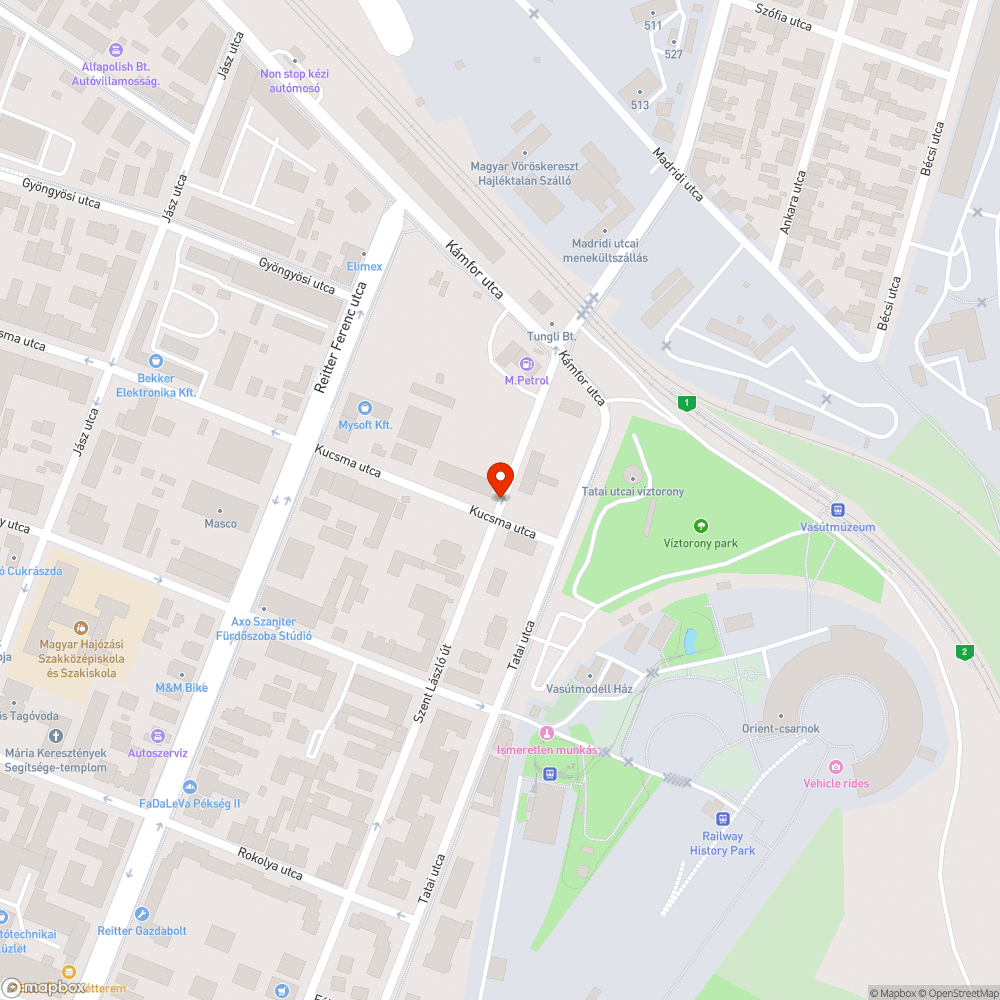 Elpusztult facsemete bejelentés helye