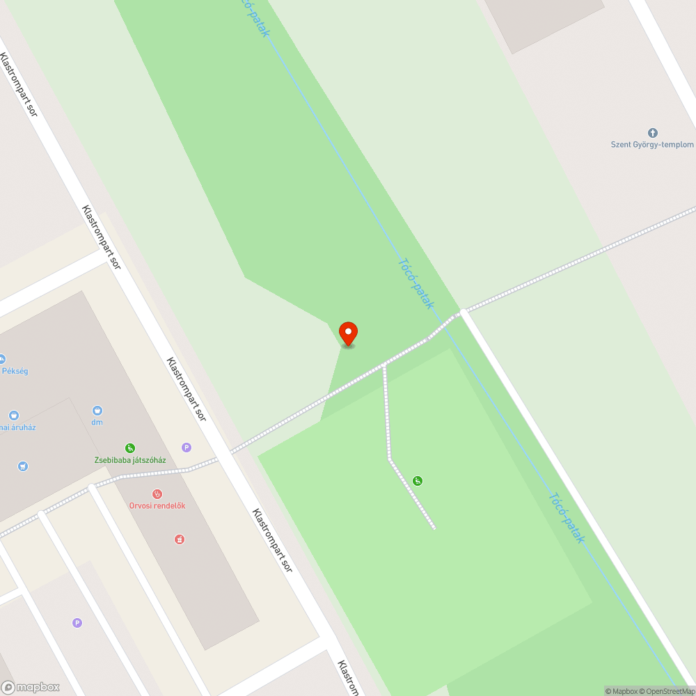 Összefirkált szemetes bejelentés helye