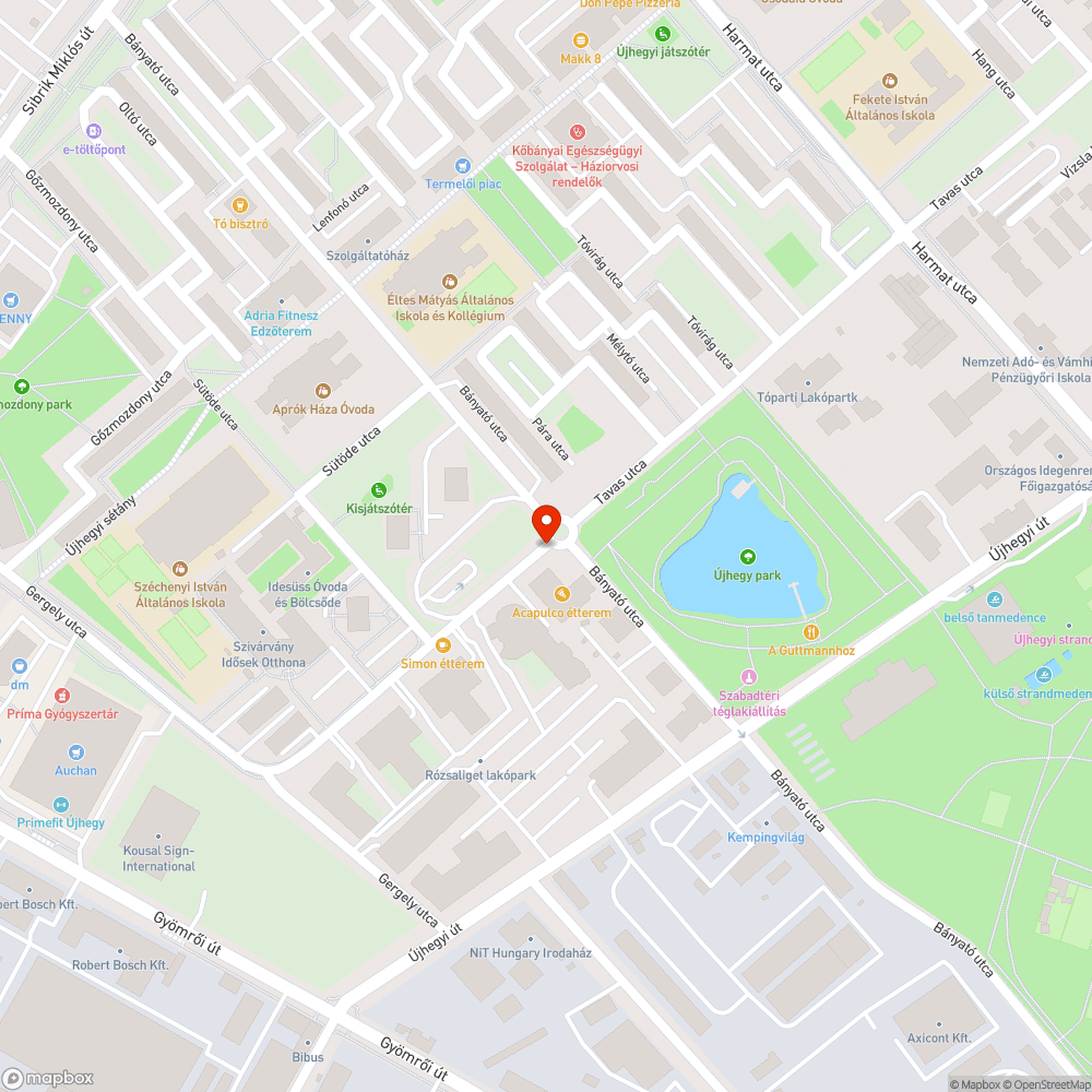 Kidőlt gyalogátkelő tábla bejelentés helye