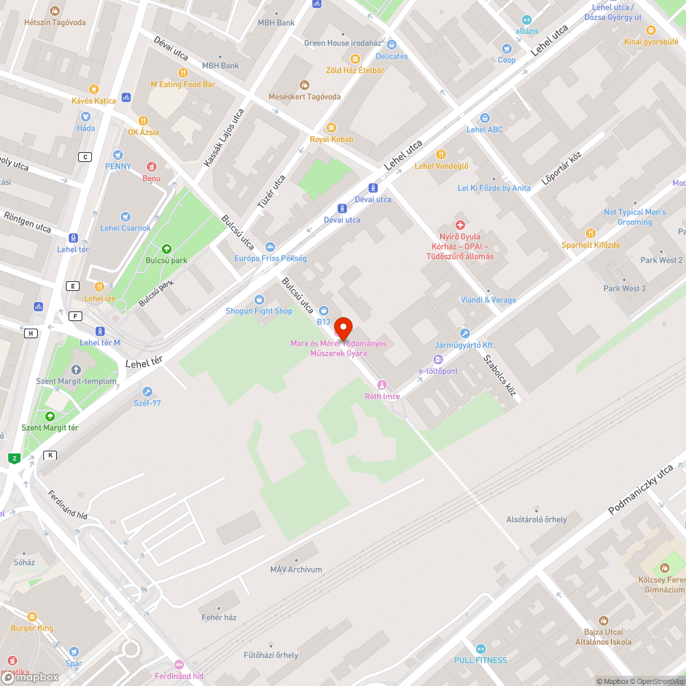 Elhagyott jármű bejelentés helye