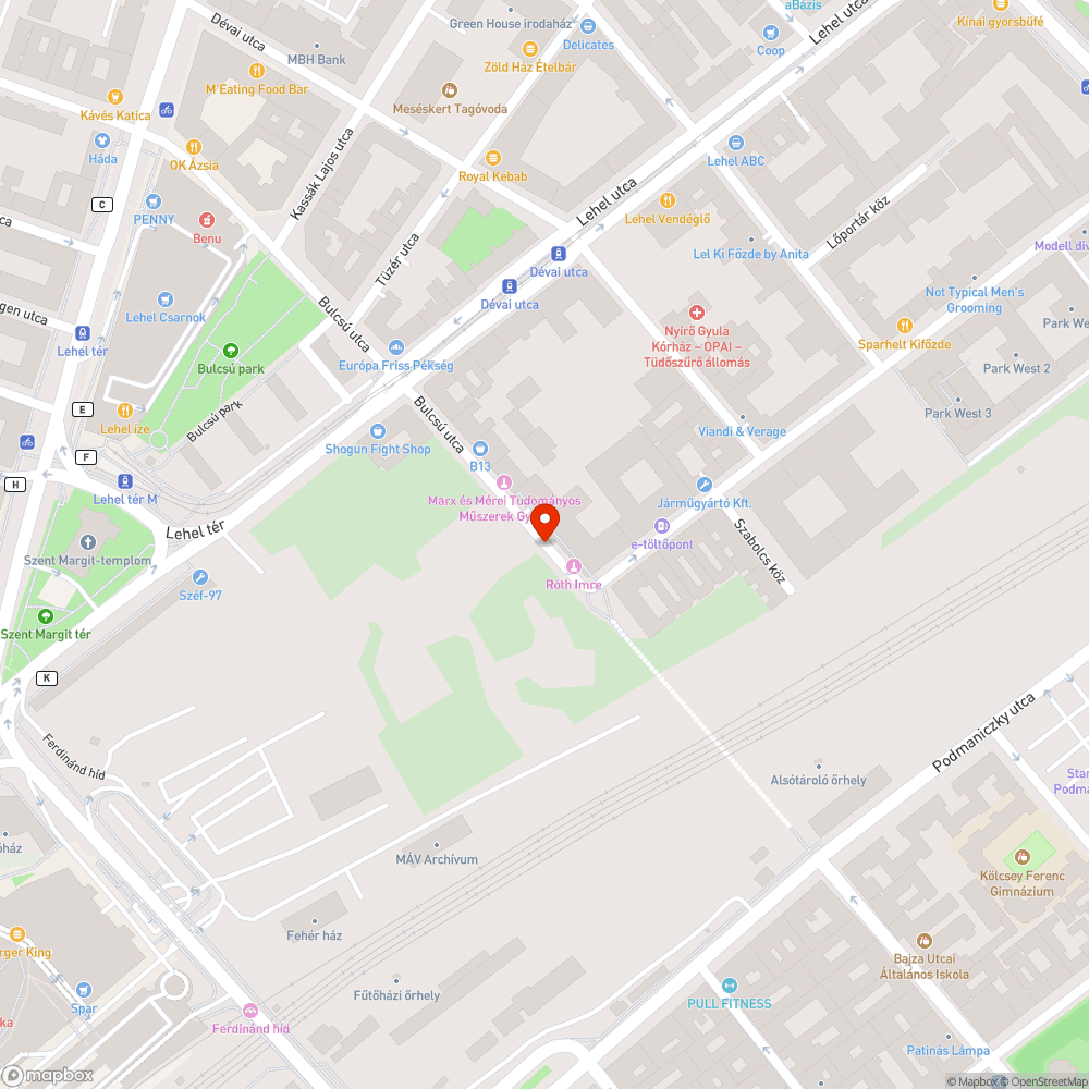 Elhanyagolt terület bejelentés helye