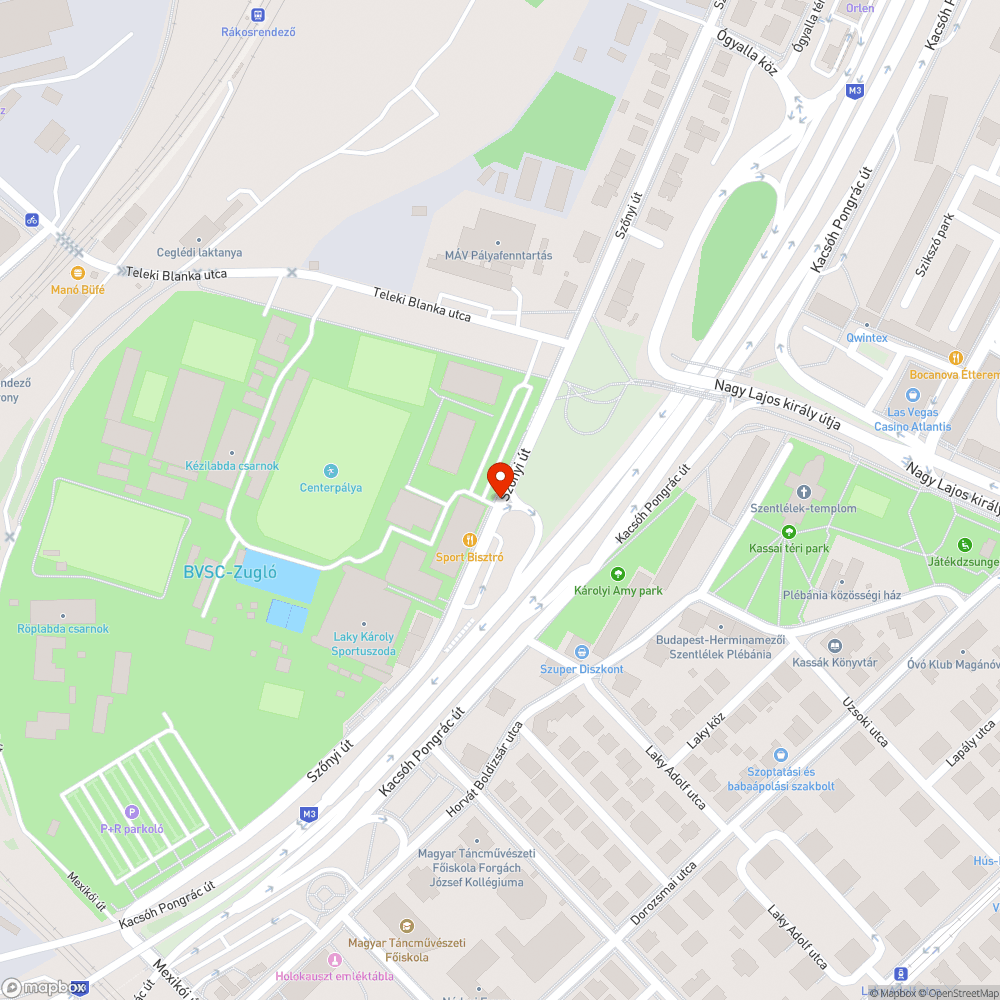 Nyitott, törött doboz bejelentés helye