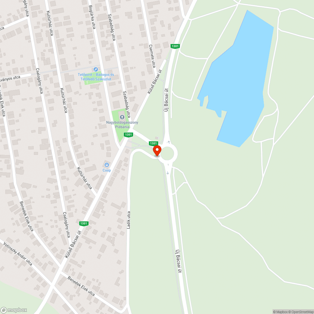 Sérült szegély bejelentés helye