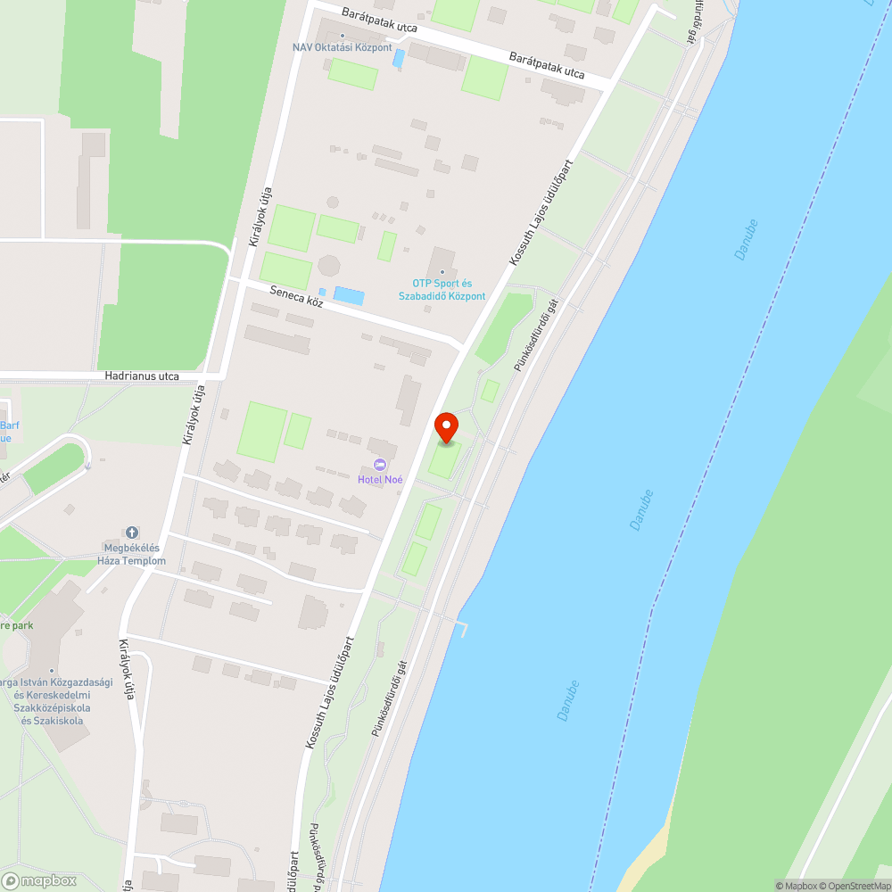 Pünkösdfürdő park foci/kosárpálya bejelentés helye