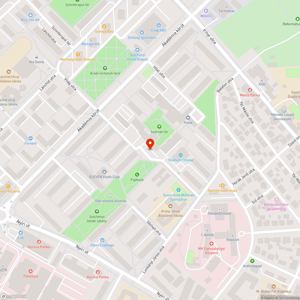 Szivárgó folyadék bejelentés helye