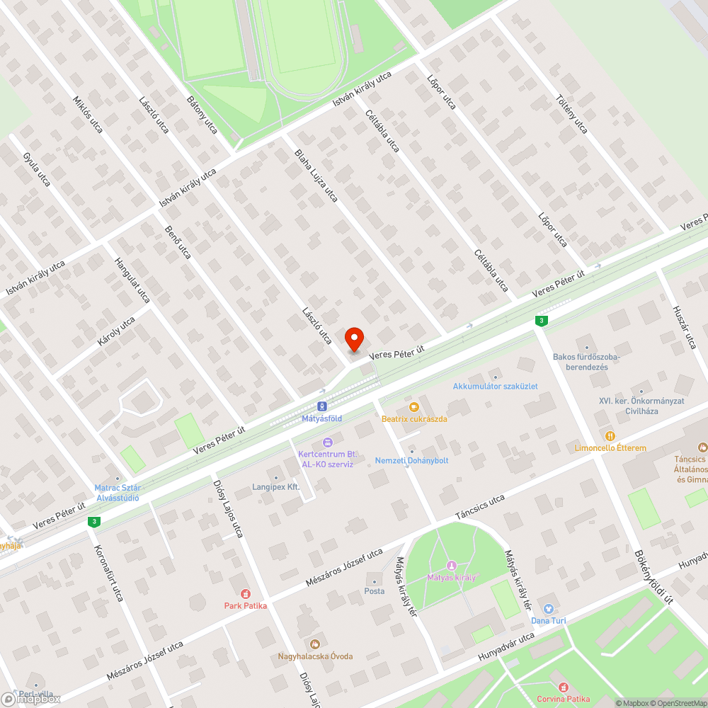 Csatornafedél mellett kátyúsodás bejelentés helye