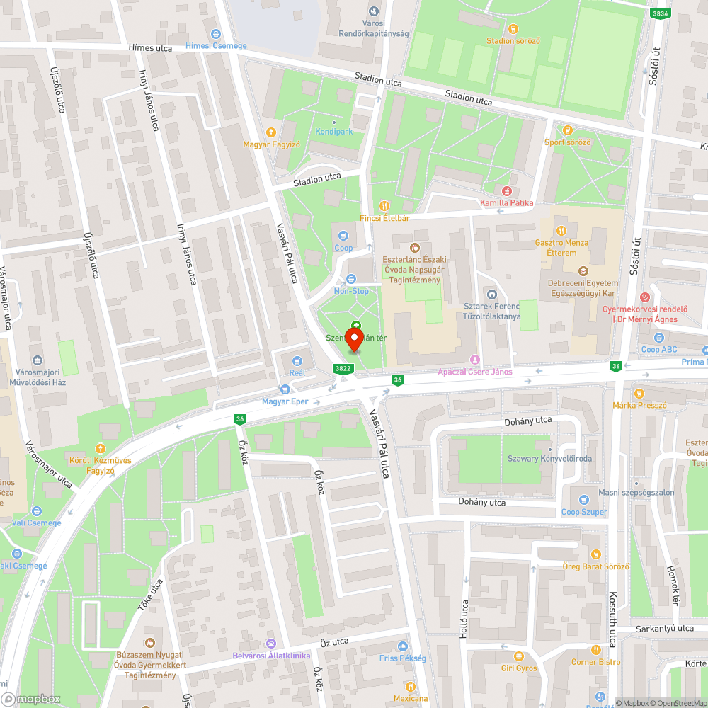 Kilyukadt aknafedő bejelentés helye