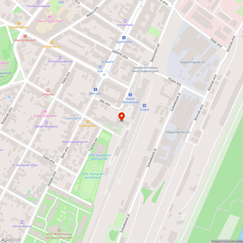 Leszakadt álmennyezet, málló vakolat bejelentés helye