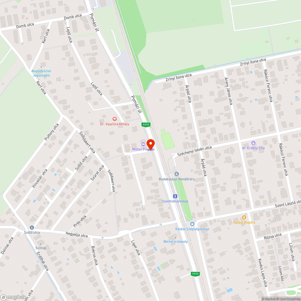 Esővízkanálislefolyó eltömődve bejelentés helye