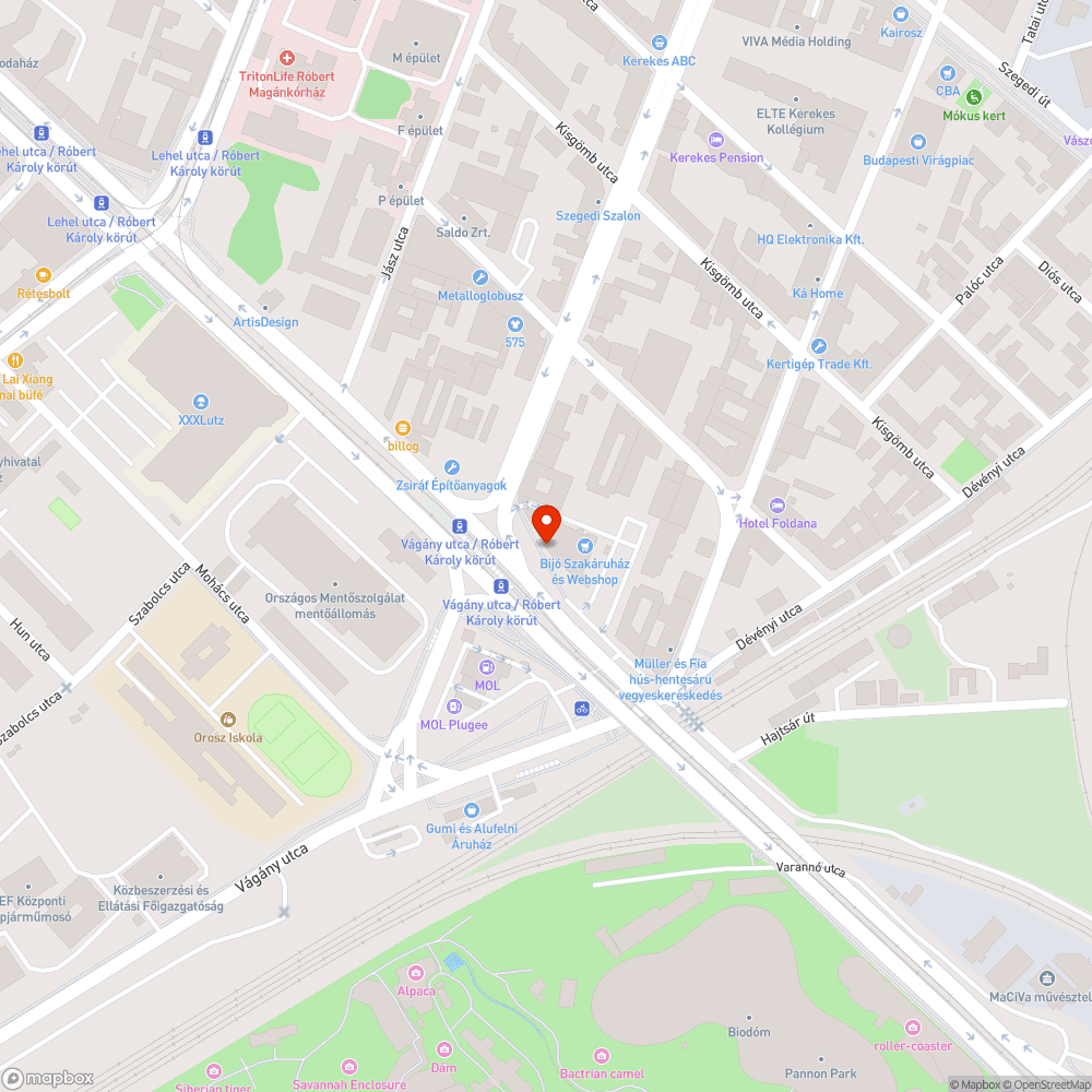 kutyapiszokkal felkent járda bejelentés helye