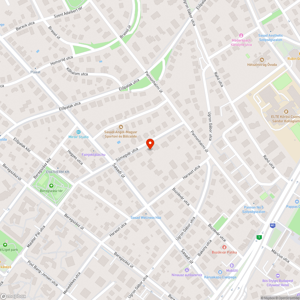 Kálbelkötegek a Sümegvár utcában bejelentés helye